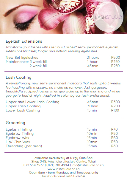 Mobile and N'rgy pricelist